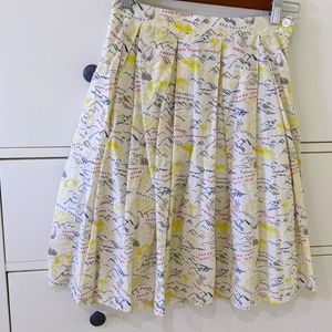 Band Of Outsiders A-line pleated skirt